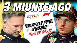 Huge News!! This is what Horner JUST Revealed about Verstappen's Uncertain F1 Future! | F1 News 2025