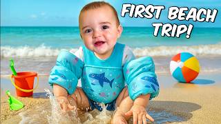 My Baby's First Trip to the BEACH! ☀️