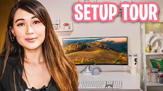 My 2025 Desk Setup for Remote Work (WFH)!