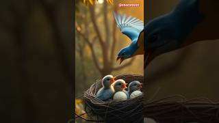 Bird vs Snake #snakeattack #birds #nest #wildlife#aishorts