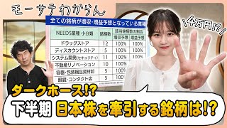 年後半！日本株を牽引する業種は!?【モーサテわからん】