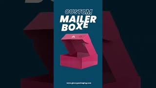 Custom Mailer boxes | Glossy Packaging | #shorts #cardboardboxes #gift #customboxes #packagingboxes
