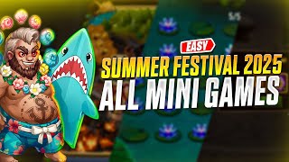 Hero Wars, New summer festival 2025 Mini games. get free coin and honey. 100% working trick.