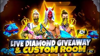 FREE FIRE LIVE CUSTOM ROOM GIVEAWAY 😍ONLY BOOYAH REEDEM CODE GIVEAWAY💎#shortlive #freefire #ff #live