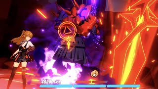 60 fps Honkai Impact - SSS Blazing Hope Asuka vs Jizo Perfect Flawless gameplay