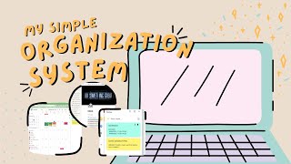💻 simple organization system | notion, google calendar & google keep