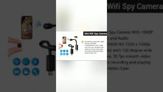 😮🤔😥Mini Wifi Spy Camera #shorts