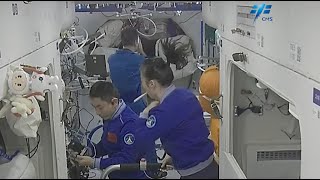 Space log: Check out how taikonauts wash their hair in space