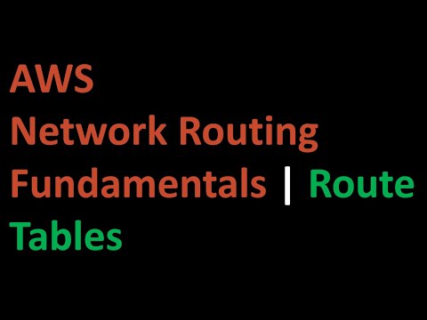 AWS Networking | Route tables