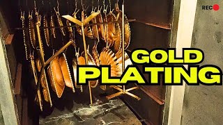 GOLD PLATING PROCESS | Electro Plating Work | Gold Plating | CRAFTS KING #craftsking