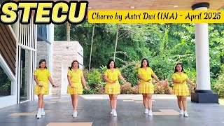 STECU || Line Dance || Demo by Astri & Happy Beauty LD Class