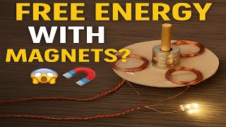 🔋 How to Make Electricity at Home Using Magnets | Free Energy DIY Project 🧲
