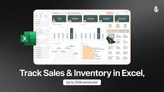 Warehouse & Sales Management Excel Dashboard with Product Search | Track Stock & Profits Easily