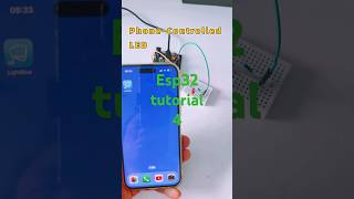 Esp32  Tutorial  4:Control an LED with Your Phone Using ESP32 and Bluetooth #esp32tutorial