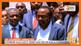 Juja MP Geroge Koimburi arrested over Raila AU campaigns