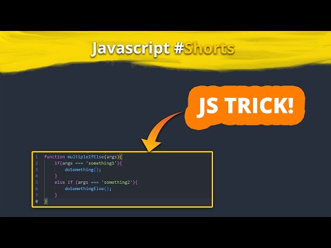 This Amazing Javascript If Else Statement Trick Will Change Your Life!
