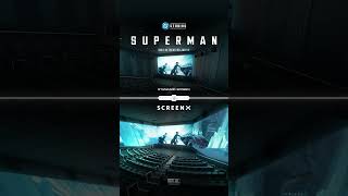 Left. Center. Right. #Superman flies through it all in #SCREENX.