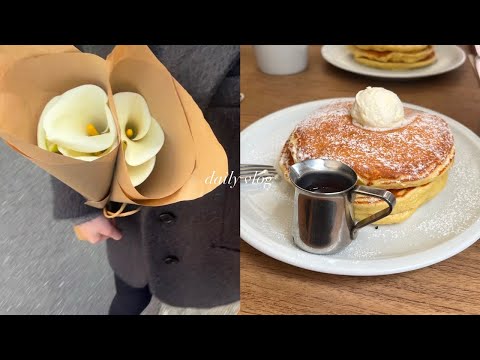 Vlog/Holiday for working people☕Omotesando morning/Spring nails