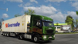 Realistic Driving Iveco Stralis 430 Euro Truck Simulator 2 POV Drive 4K 1.55+Wheel Cam