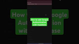 How to add Google Login with Supabase in Minutes #google #login #oauth2 #supabase #astrojs
