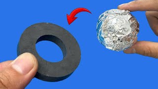 Place Aluminum Foil on a Magnet and You Will not Believe the Incredible Result!