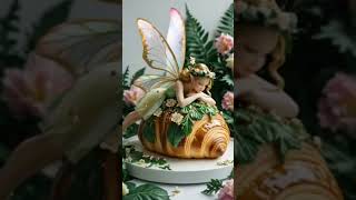 Magical Fairy Eats a Giant Croissant | AI Fantasy Animation!"