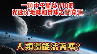 一顆中子星以110的光速從地球和月球之間穿過，人類還能活著嗎？#地球#科普#宇宙#天文科普#銀河系#太陽系#天文地理#天文知識#科普知識#天體#恒星#太空#測量宇宙#星系#行星#月球#中子星