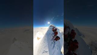 Mount Manaslu Summit : Climbing the 8th Tallest Mountain in the World #mountains #manaslu #shorts