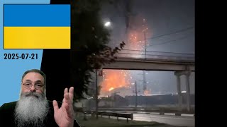 #Ukraine 2025-07-21: UKRAINE HITS RUSSIAN LOGISTICS HUB IN ROSTOV, DISRUPTING TRAINS