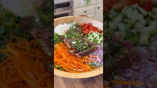 High Protein Thai Beef Salad! 🥗 #lowcarb #thaisalad #viral #easyrecipes