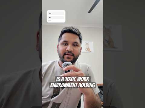 Toxic Work Environments & Your Career – Time for a Change? 🚫💼 #indianinaustralia #thelogicalindian