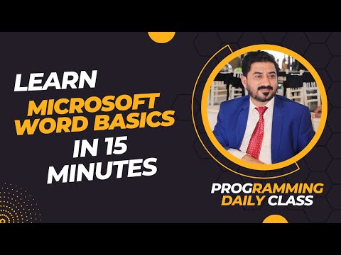 learn MS Word Basics within 15 mints