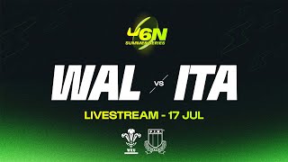 Wales v Italy | U6N20 Women's Summer Series | Day Three