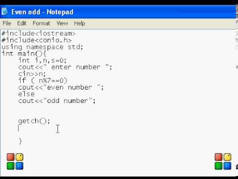 even odd number in c++