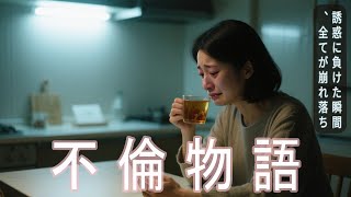 【不倫・修羅場】「バレたら終わりでしょ？」仮装の夜に壊れた、妻の現実。