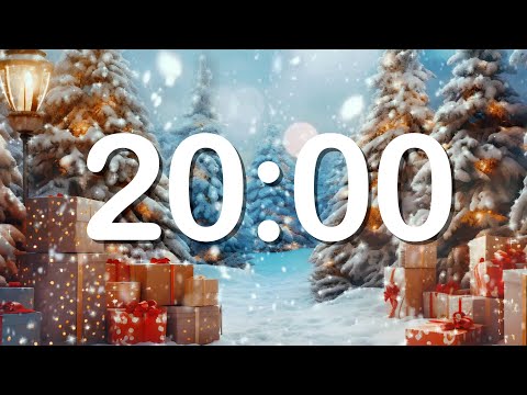 20 Minute Christmas Countdown Timer With LoFi Music 🎁⏳ (4K)