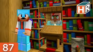 How To Build a Library In Minecraft | Blockheadz 84