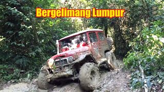 Land Cruiser Hardtop Taft Rocky Bergelimang Lumpur - Adventure OFF RAOD 4x4