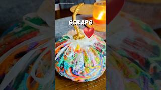 🎃♻️ This Is Your Sign to Make a Scrappy Pumpkin – Cute, Creative & Eco-Friendly! 😍