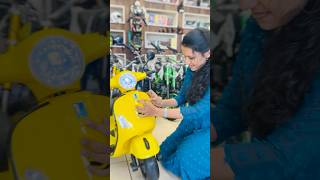 New Vespa mini electric 🛵 #scooter #vespa