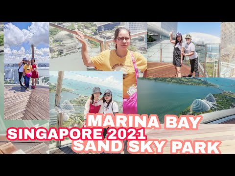MARINA BAY SAND SKY PARK SINGAPORE/JASMINE AMANGAO VLOG/2021