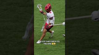 Hit him so hard it snapped his stick😳 #pll #lacrosse #lax #unreal #highlights #mustwatch