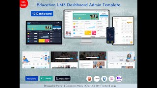 LMS Dashboard LMS Dashboard UI KIT With Bootstrap 5 Admin Templates – Edulearn