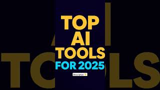 BEST AI TOOLS TO USE IN 2025 🔥 — from faceless YouTube automation to game-changing #ai #shorts