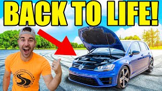 We Got My VW Golf R Running In The Most FRUSTRATING WAY EVER! This Is Seriously INSANE!