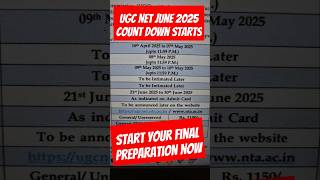 UGC NET JUNE 2025 How to Crack in 2 Month #ugcnet #ugcnet2025 #computersciencedegree