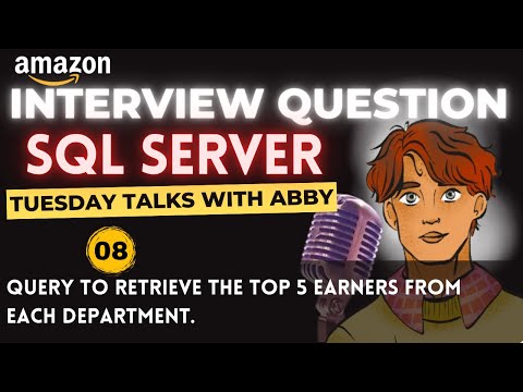 SQL query for top 5 employees with highest salaries from each department  |  @codewithabby | 2025