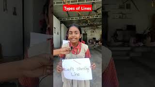 Types of Lines #lines #curve #standing #perpendicularlines #schooleducation #education #school 🌈😍