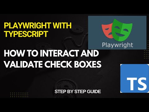 How to interact with and validate Check boxes in Playwright | Easy Explanation for Beginners