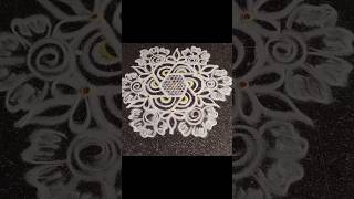 simple rangoli design #rangoli design